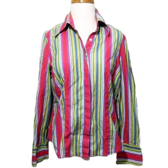 Tommy Hilfiger Tops - Tommy Hilfiger Striped blouse size 8